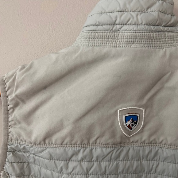 KUHL Outdoor Women's Small Gray Lightweight Quilted‎ Puffer Vest Zip Up Pockets - Picture 6 of 8
